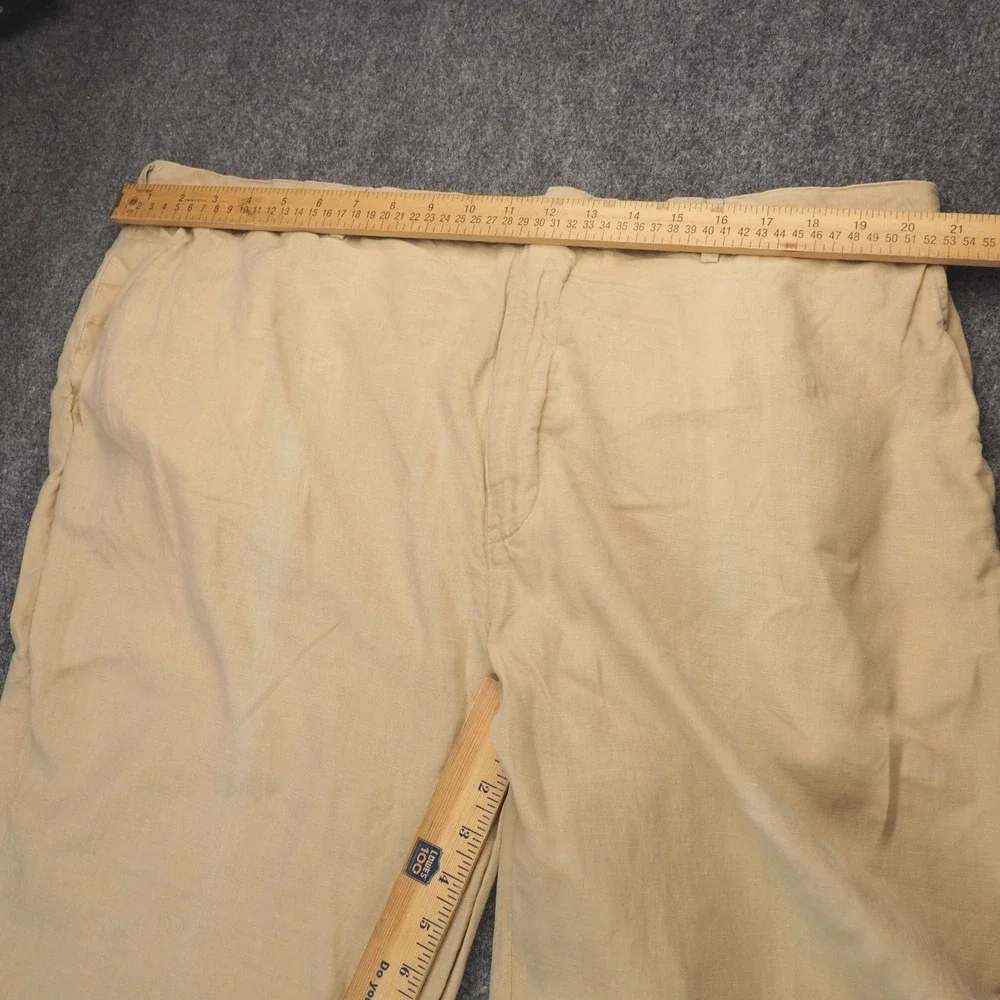 Polo Ralph Lauren Pants Mens 42x30 Chino Tan Preppy Coastal